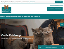 Tablet Screenshot of castlevetgroup.co.uk